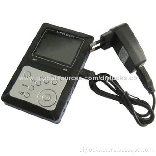 Mini DVR with SD Card, Connect Wired Camera